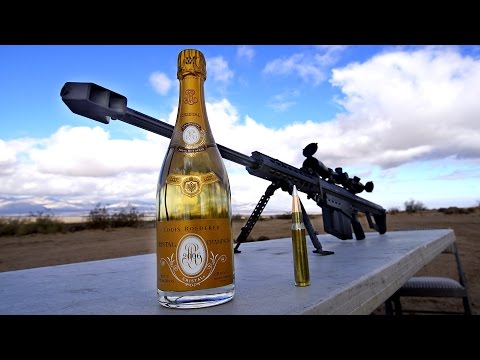 How To Uncork Cristal with a 50 Cal