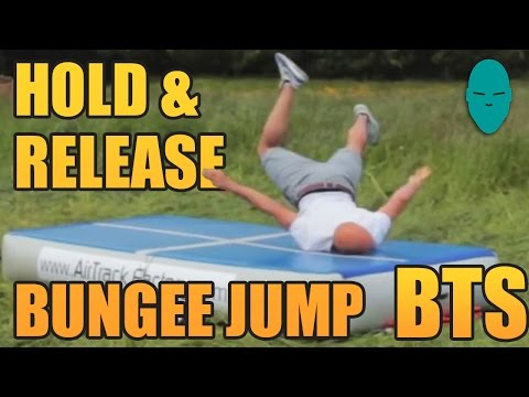 Hold &amp; Release Bungee Jump Behind the Scenes | Damien Walters