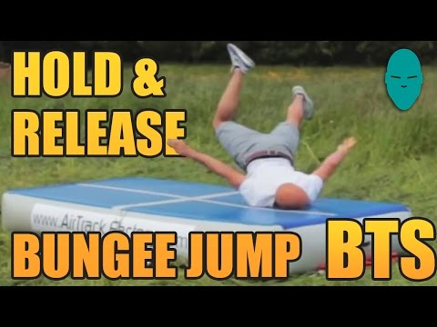 Hold &amp; Release Bungee Jump Behind the Scenes | Damien Walters