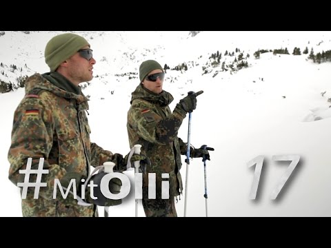 Mit Olli - Fortbewegen im Schnee - GebirgsjÃ¤ger der Bundeswehr