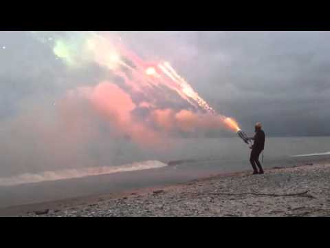 Roman Candle Minigun (1001 shots in 45 seconds)