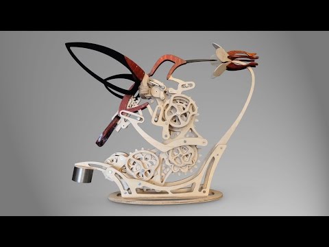 Colibri: an organic motion sculpture
