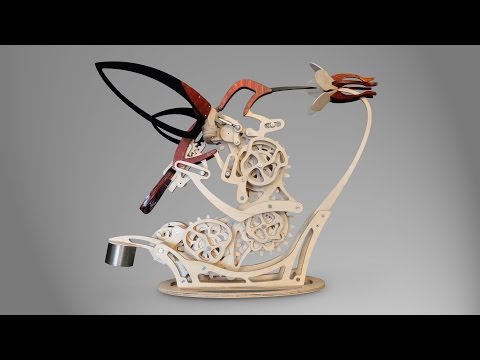 Colibri: an organic motion sculpture