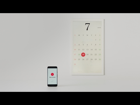 Android Experiments OBJECT ã°ã©ã³ããª : Magic Calendar