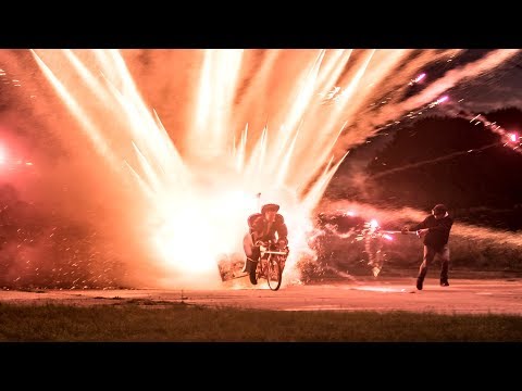 1000 ROCKETS Launched off a BIKE
