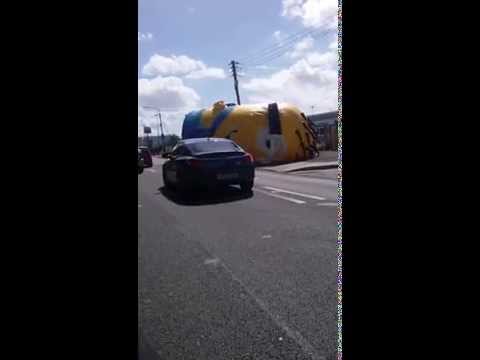 Giant Minion Attack in Dublin.