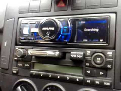 Ipod slot modification in VW Polo for Alpine X100