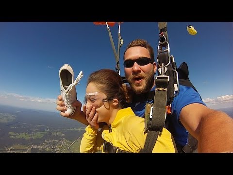 Friday Freakout: Tandem Instructor Hit In Face... With A Shoe!