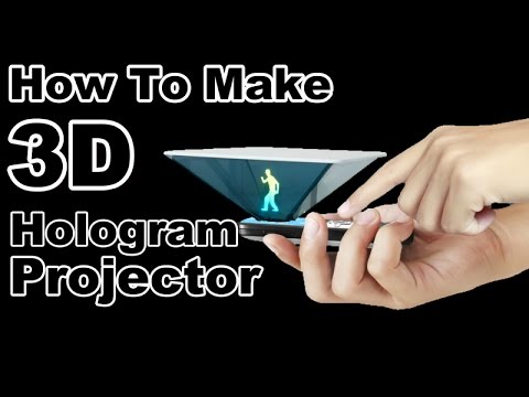 How To Make 3D Hologram Projector - No Glasses