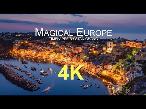 Magical Europe - 4K Timelapse æ­�æ´²30å��ç¸®æ��æ��å½±