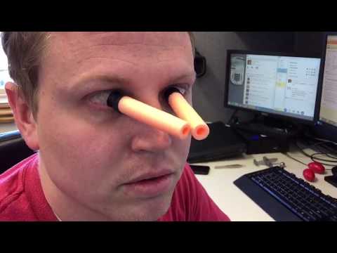 Nerf dart in eyes