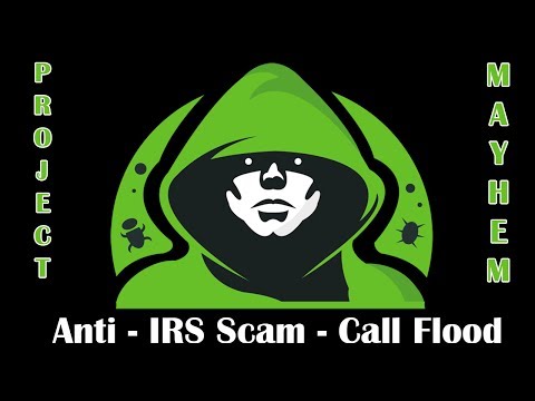 Revenge on a IRS Phone Scamming Company - Call Flooder