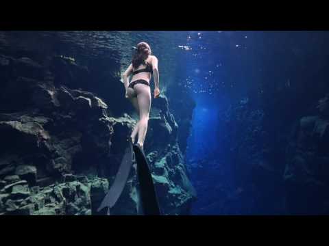 Freediving in Iceland
