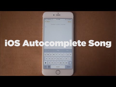 â�« iOS Autocomplete Song | Song A Day #2110