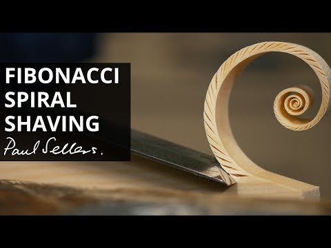 Fibonacci Spiral Shaving | Paul Sellers