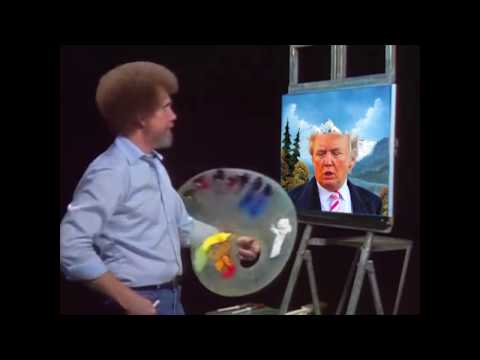 Bob Ross - Painting Trump Hair
