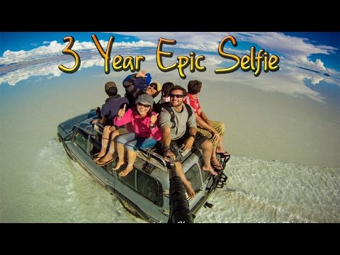 Around the World in 360Â° Degrees - 3 Year Epic Selfie