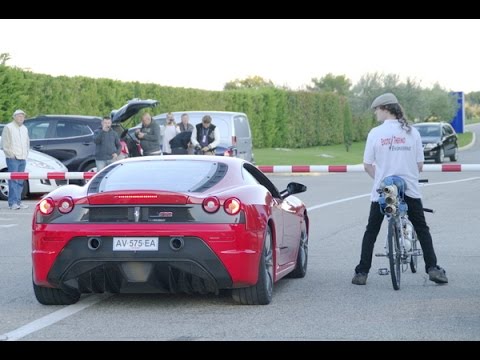 FranÃ§ois Gissy Bicycle World Record 207 mph 333 km/h