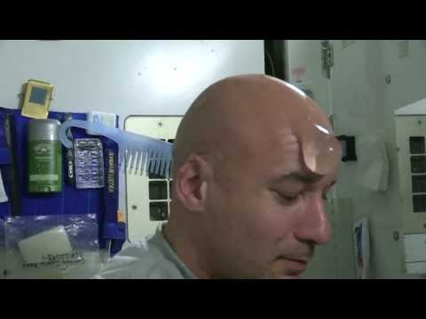 How to Wash Your Bald Head in Space | Luca Parmitano | ISS Astronaut HD Video