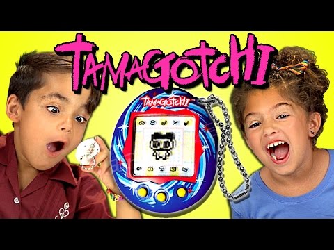 KIDS REACT TO TAMAGOTCHI (RETRO TOYS)