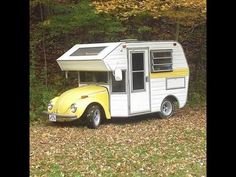 neat vw lil bugger bug camper motorhome mini rv