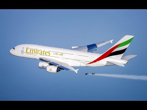 Emirates A380 and Jetman Dubai Formation Flight | Emirates Airline