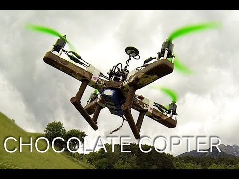 FIRST CHOCOLATE QUADCOPTER - delicious!!!
