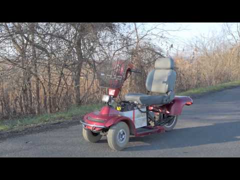 Insane electric mobility scooter over 100km/h topspeed