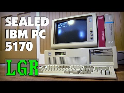 Brand NEW IBM PC AT + Model M! Unboxing &amp; Setup [LGR]