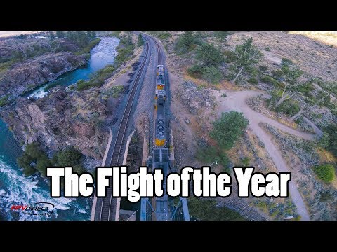 Flight of the Year // Trains, Bridges, Rapids, Mountains, Sunset, Gapping, Perching, Powerlooping