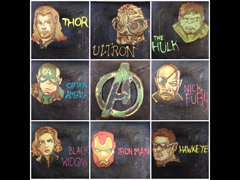 The Avengers Pancake Art