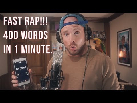 FAST RAP - 400 words in 1 minute