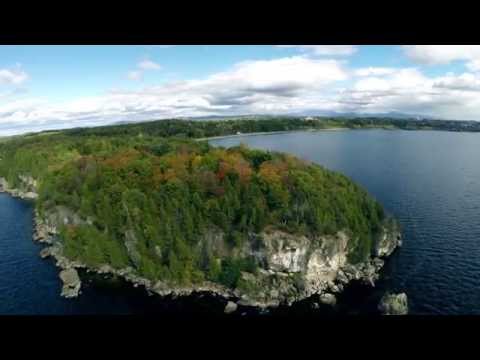 Lake Champlain Drone Selfie