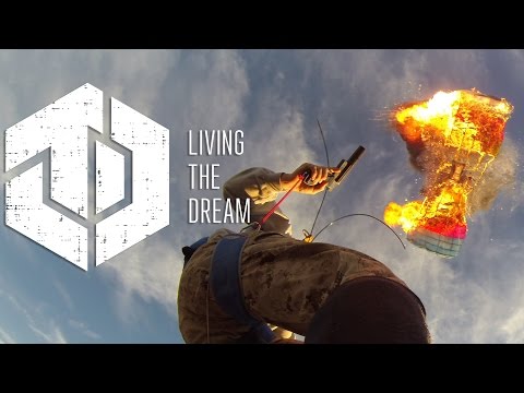 LTD // POV skydiving canopy burn