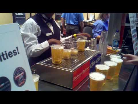 Beers Filling Up Through the Bottom!