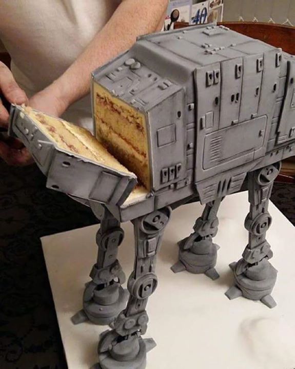 Nur ein AT-AT Kuchen