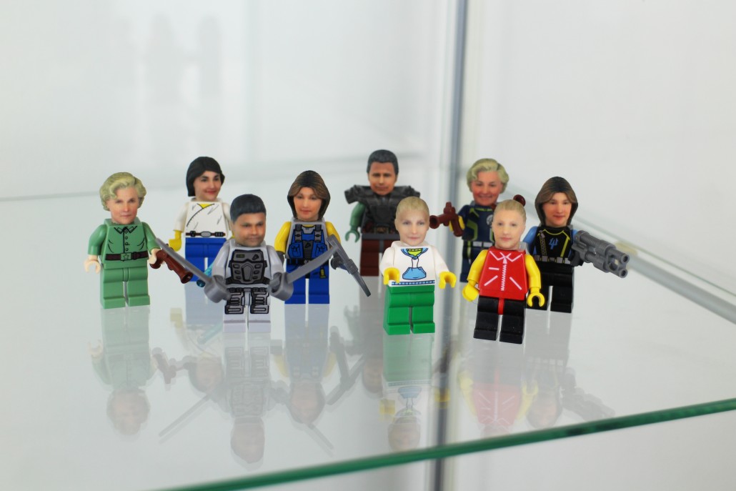 Mit 3D Drucker den eigenen Kopf auf LEGO-Figuren