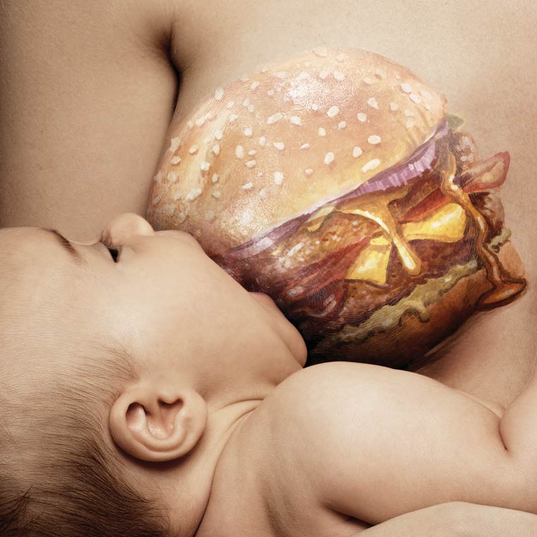 Schwangerschaft und Fast Food: „Dein Kind ist, was du frisst!“