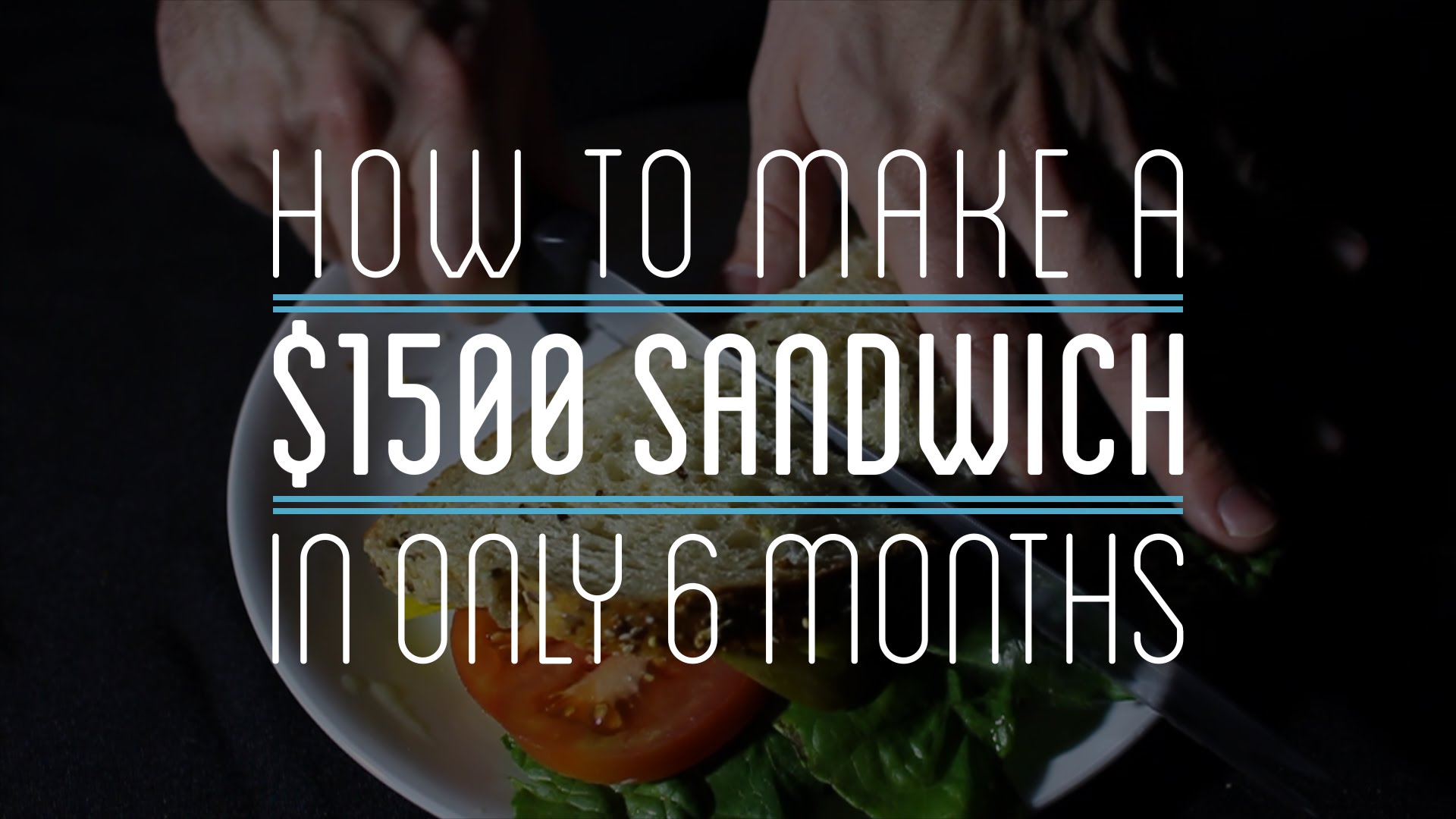 Wie man ein Sandwich für 1500$ in nur 6 Monaten macht