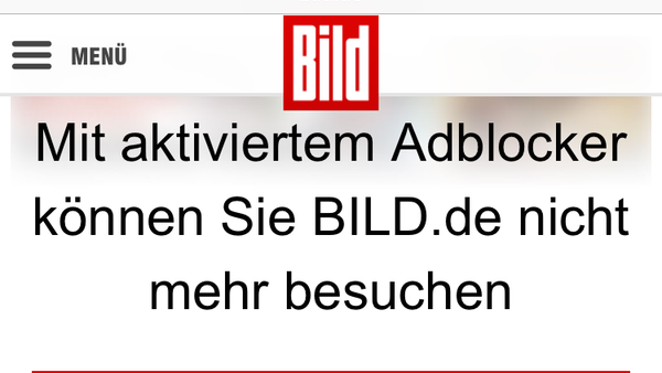 Aus AdBlock wird BILD-Block – Der Lifehack des Tages