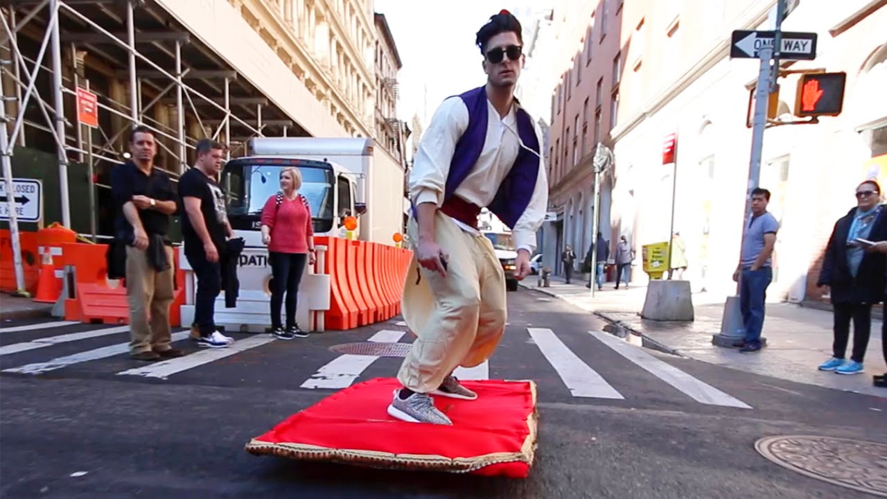 Einen auf Aladin machen und mit fliegenden Teppich durch New York fliegen