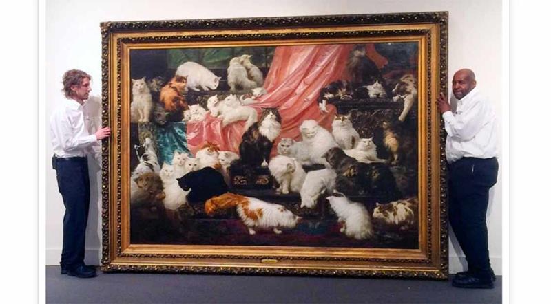 Riesiges Katzenbild für $826,000 verkauft
