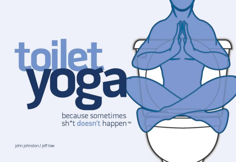 Toiletten Yoga: Entspannung auf dem Klo