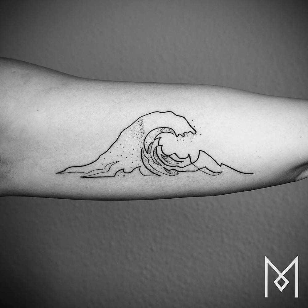 Minimalistische Tattoos By Mo Gangi