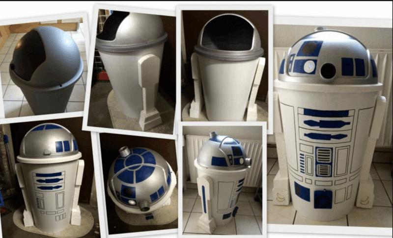 Eigenen R2-D2 aus einem Mülleimer basteln