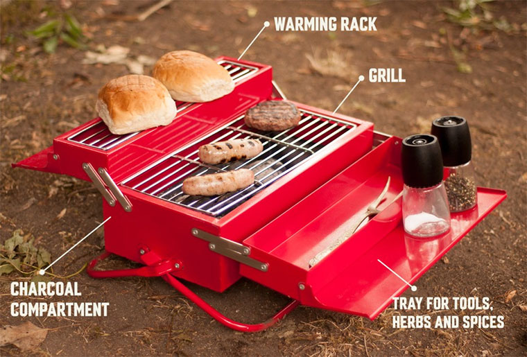 Must Have für den Sommer: Der Werkzeugkasten-Grill