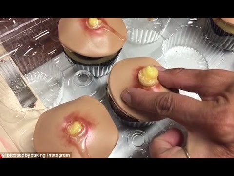 Cupcakes die man wie einen Pickel ausdrücken kann