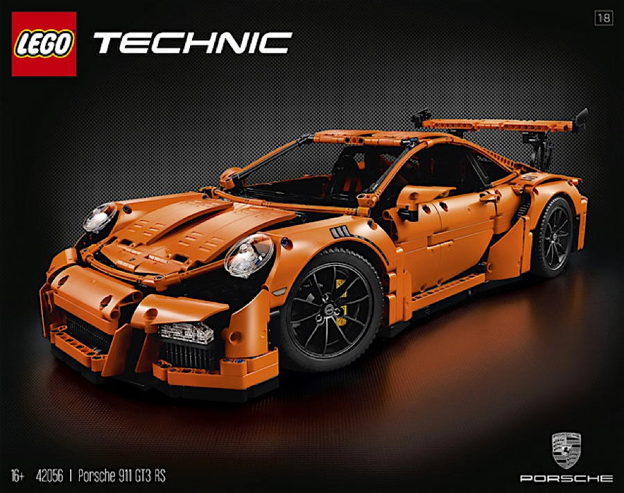 Mit Liebe zum Detail: Porsche 911 GT3 RS als Lego Modell