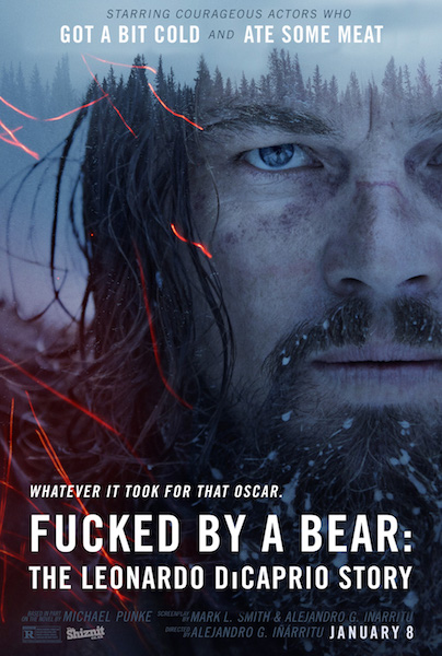 Filmposter von Oscar-Nominierten Filmen parodiert