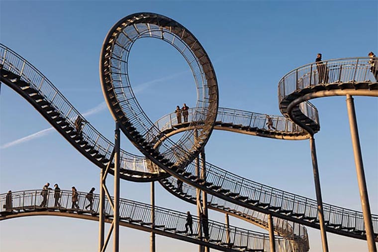 Tiger and Turtle: Eine Achterbahn für Fußgänger